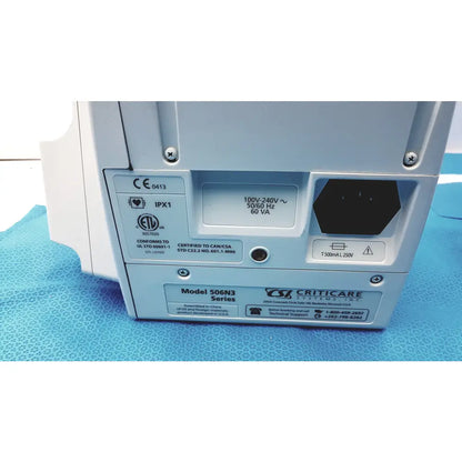 Lot of 6 CSI Criticare 506N3 Series SPo2 Patient Monitor - SpO2 Patient Monitor