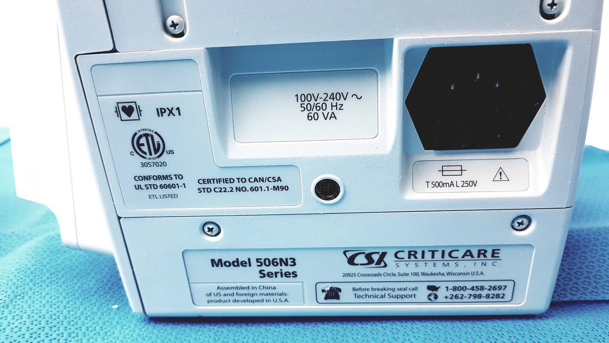 Lot of 6 CSI Criticare 506N3 Series SPo2 Patient Monitor - SpO2 Patient Monitor