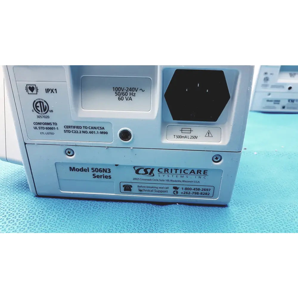 Lot of 6 CSI Criticare 506N3 Series SPo2 Patient Monitor - SpO2 Patient Monitor