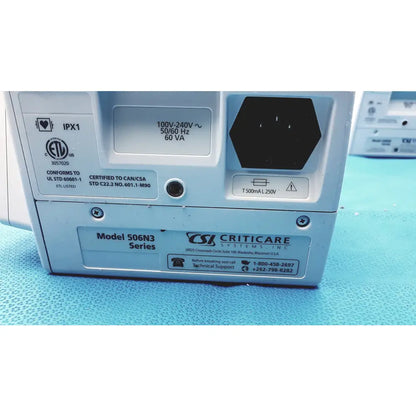Lot of 6 CSI Criticare 506N3 Series SPo2 Patient Monitor - SpO2 Patient Monitor