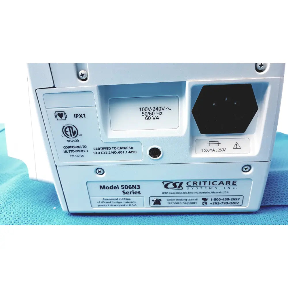 Lot of 6 CSI Criticare 506N3 Series SPo2 Patient Monitor - SpO2 Patient Monitor