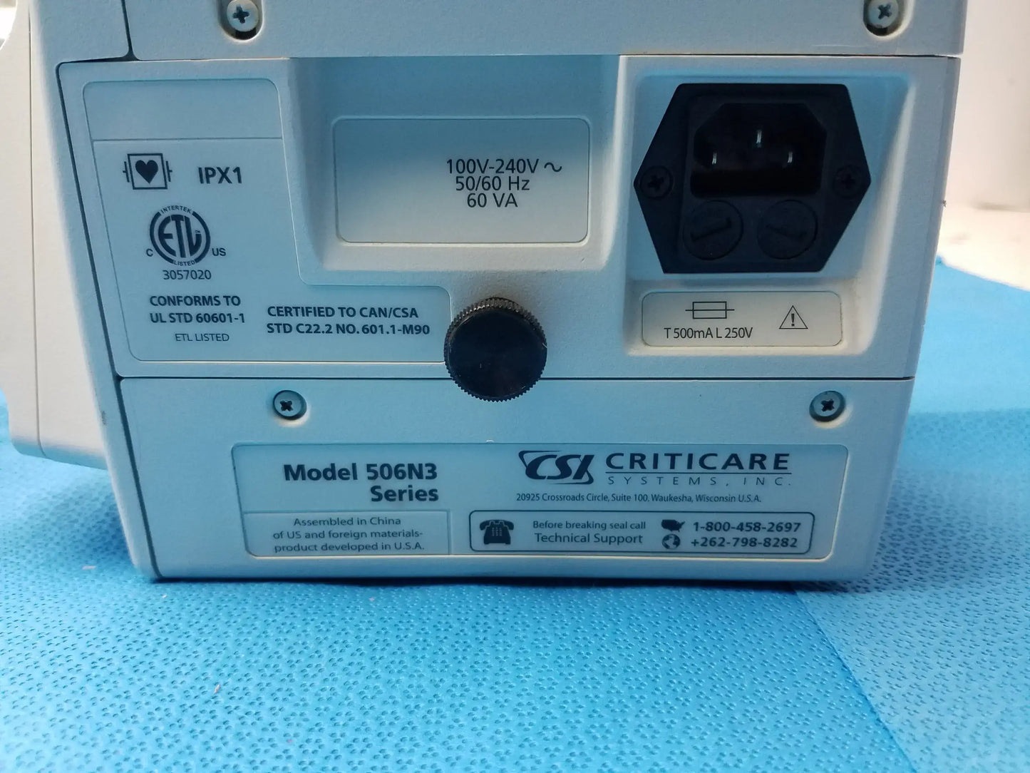CSI Criticare Lot of - 6 CSI Criticare 506N3 Series SPo2 Patient Monitor Patient Monitor, second-hand product photo 20