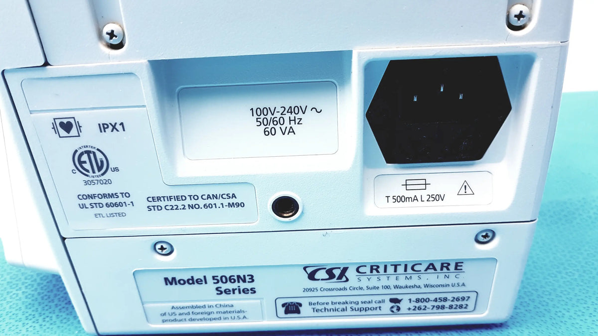 Lot of 6 CSI Criticare 506N3 Series SPo2 Patient Monitor - SpO2 Patient Monitor