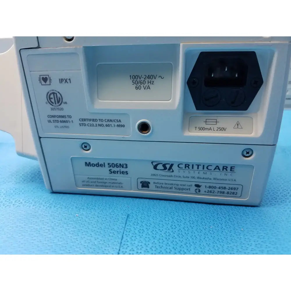 CSI Criticare Lot of - 6 CSI Criticare 506N3 Series SPo2 Patient Monitor Patient Monitor, second-hand product photo 19
