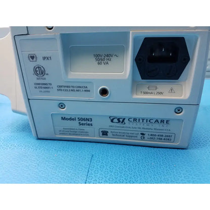 CSI Criticare Lot of - 6 CSI Criticare 506N3 Series SPo2 Patient Monitor Patient Monitor, second-hand product photo 19