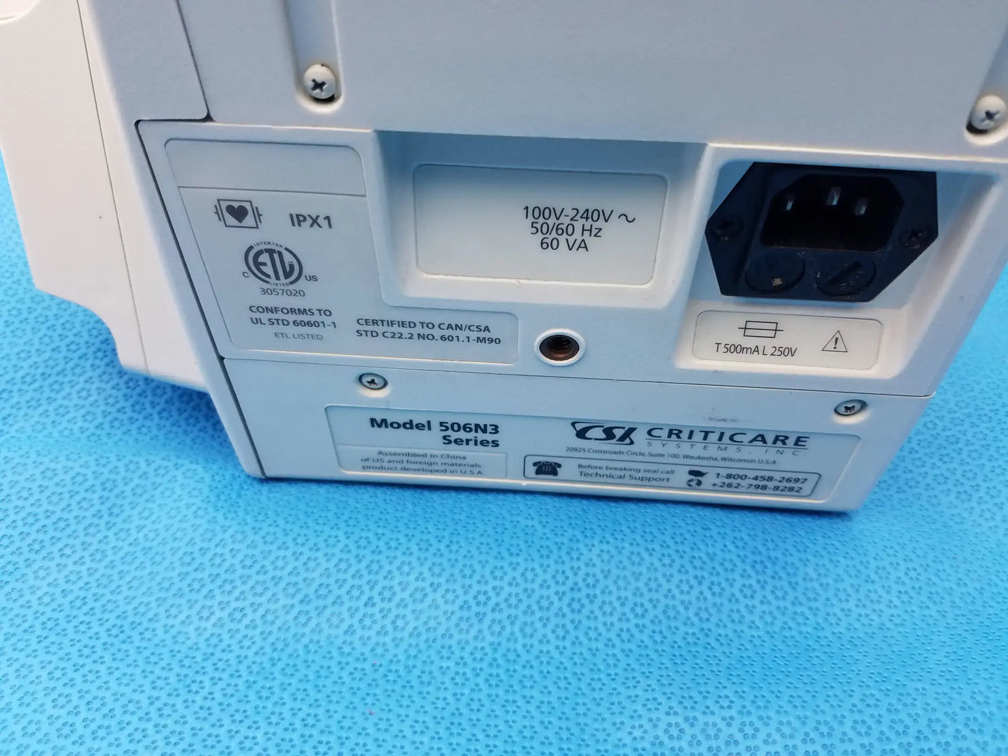 CSI Criticare Lot of - 6 CSI Criticare 506N3 Series SPo2 Patient Monitor Patient Monitor, second-hand product photo 23