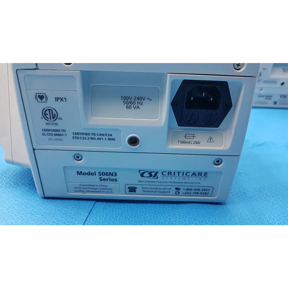 Lot of 6 CSI Criticare 506NT3 Series Patient Monitors - Patient Monitor