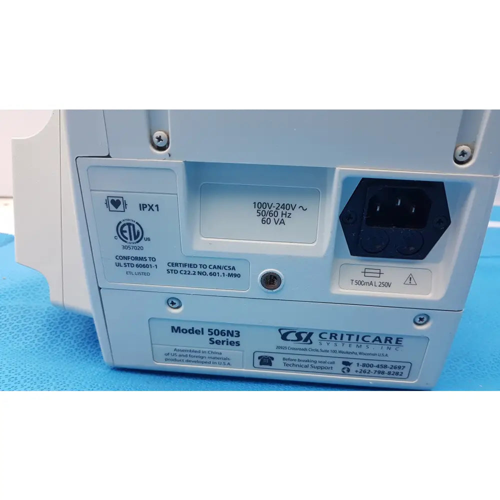 Lot of 6 CSI Criticare 506NT3 Series Patient Monitors - Patient Monitor