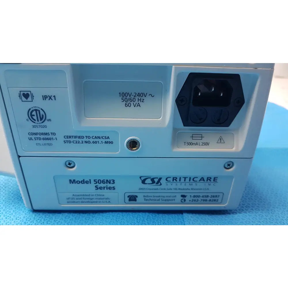 Lot of 6 CSI Criticare 506NT3 Series Patient Monitors - Patient Monitor