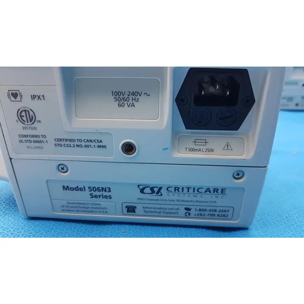 Lot of 6 CSI Criticare 506NT3 Series Patient Monitors - Patient Monitor