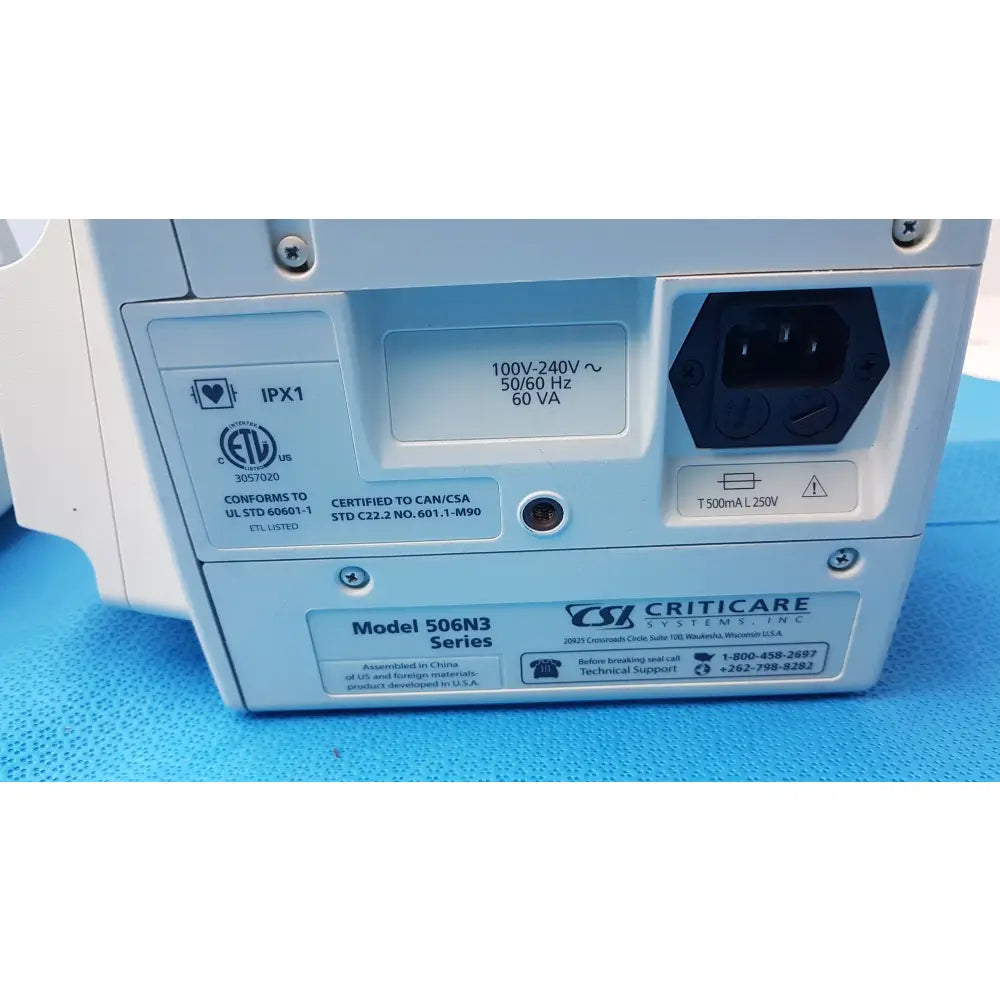 Lot of 6 CSI Criticare 506NT3 Series Patient Monitors - Patient Monitor
