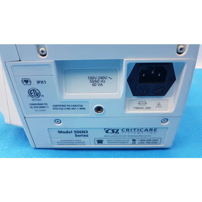 Lot of 6 CSI Criticare 506NT3 Series Patient Monitors - Patient Monitor