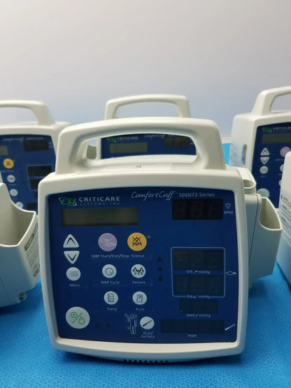 CSI Criticare Lot of - 6 CSI Criticare Comfort Cuff 506N3 Series Patient Monitor Patient Monitor, second-hand product photo 3
