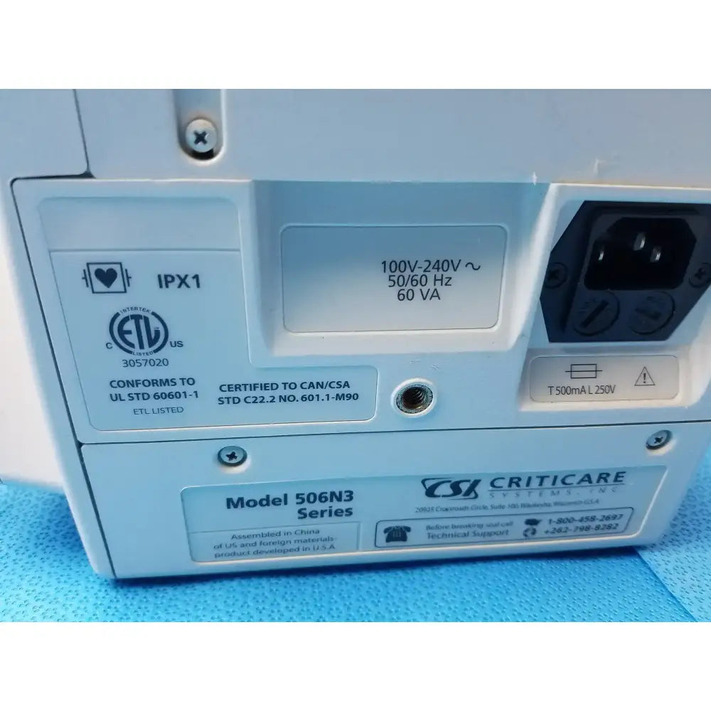 CSI Criticare Lot of - 6 CSI Criticare Comfort Cuff 506N3 Series Patient Monitor Patient Monitor, second-hand product photo 18