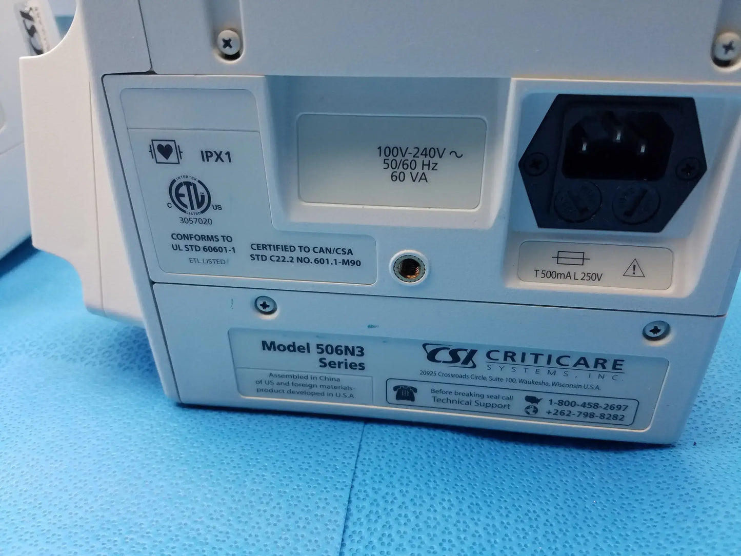 CSI Criticare Lot of - 6 CSI Criticare Comfort Cuff 506N3 Series Patient Monitor Patient Monitor, second-hand product photo 17