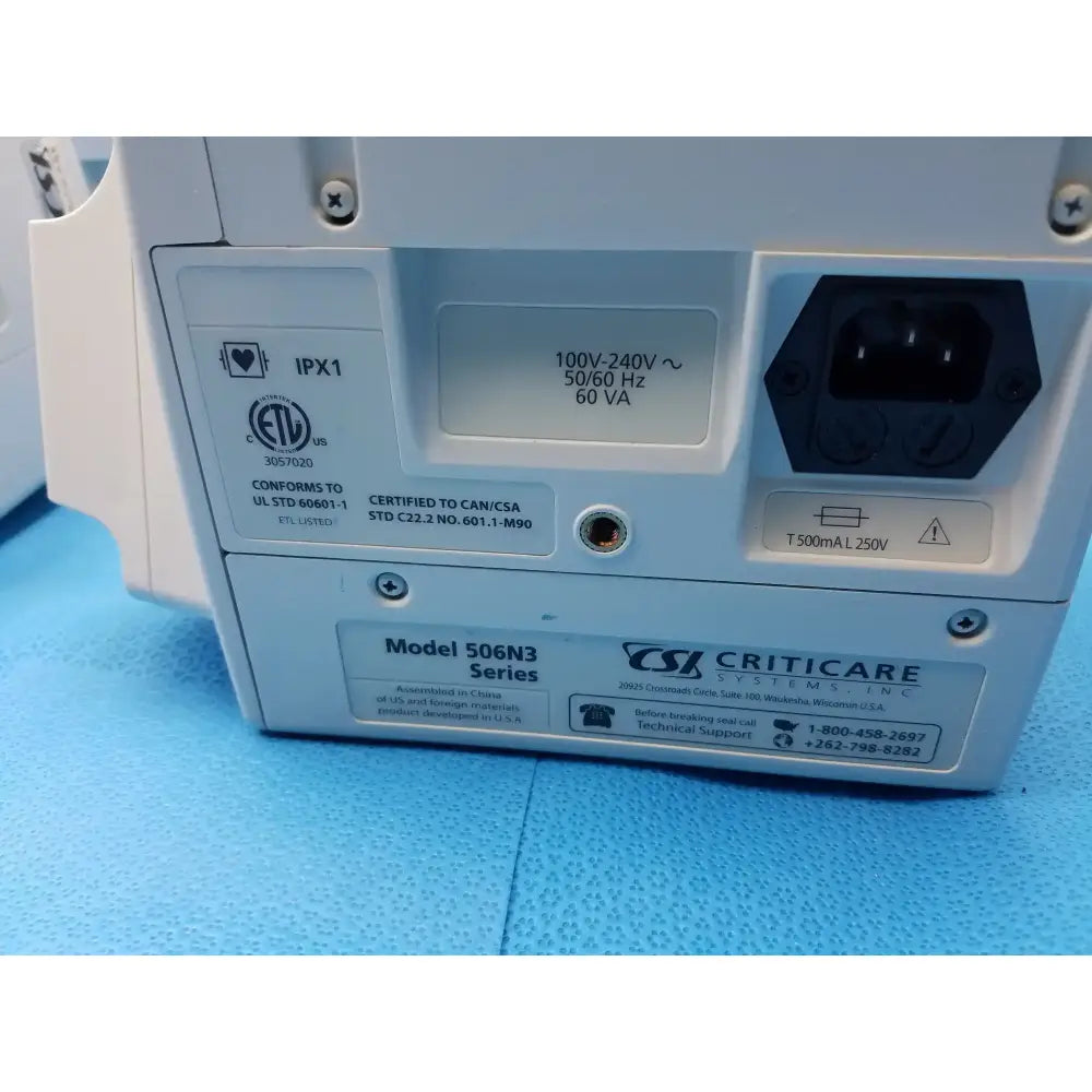 CSI Criticare Lot of - 6 CSI Criticare Comfort Cuff 506N3 Series Patient Monitor Patient Monitor, second-hand product photo 17