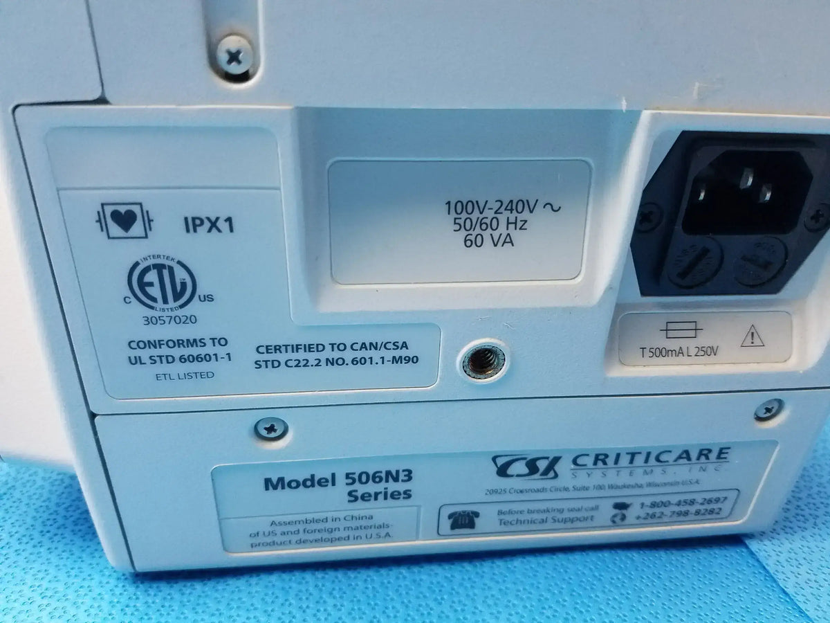 CSI Criticare Lot of - 6 CSI Criticare Comfort Cuff 506N3 Series Patient Monitor Patient Monitor, second-hand product photo 18