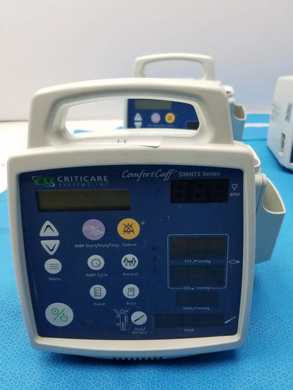 CSI Criticare Lot of - 6 CSI Criticare Comfort Cuff 506N3 Series SPo2 Patient Monitor Patient Monitor, second-hand product photo 2
