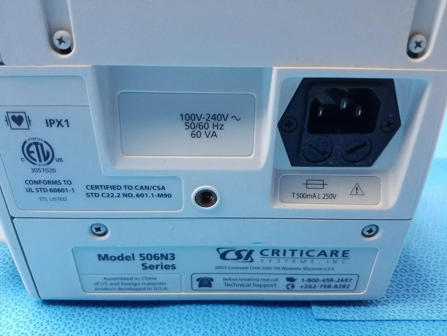 CSI Criticare Lot of - 6 CSI Criticare Comfort Cuff 506N3 Series SPo2 Patient Monitor Patient Monitor, second-hand product photo 23