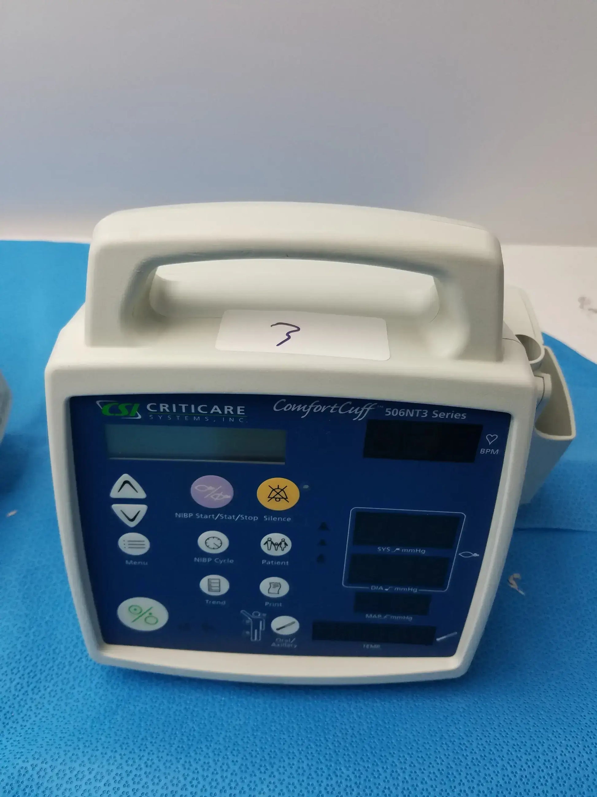 CSI Criticare Lot of - 6 CSI Criticare Comfort Cuff 506N3 Series SPo2 Patient Monitor Patient Monitor, second-hand product photo 5