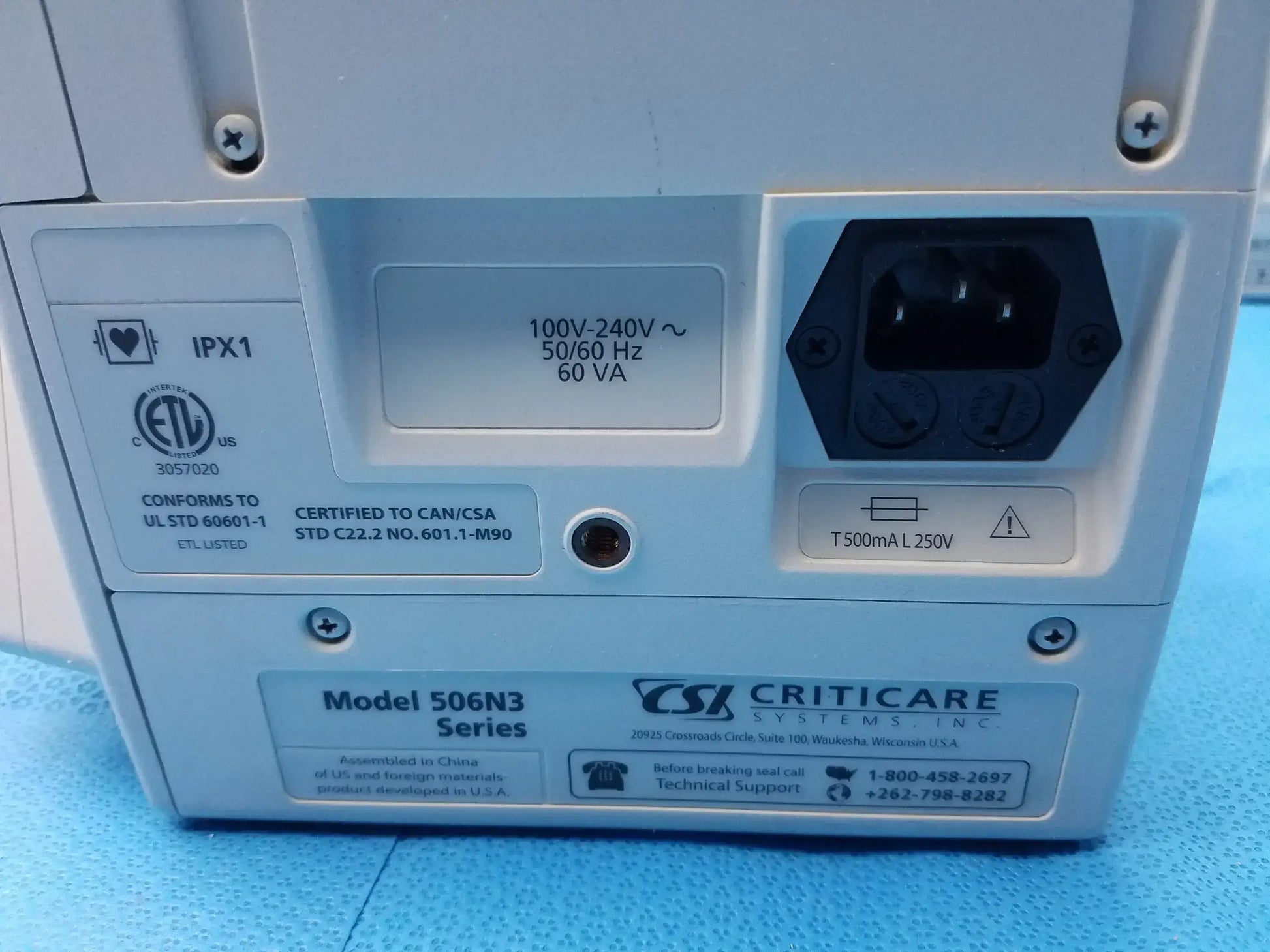 CSI Criticare Lot of - 6 CSI Criticare Comfort Cuff 506N3 Series SPo2 Patient Monitor Patient Monitor, second-hand product photo 22