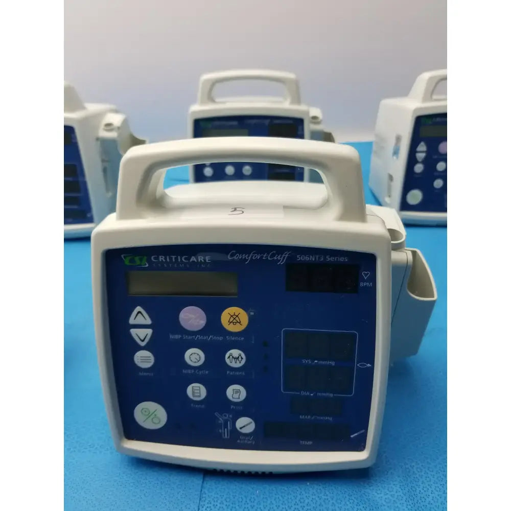 CSI Criticare Lot of - 6 CSI Criticare Comfort Cuff 506N3 Series SPo2 Patient Monitor Patient Monitor, second-hand product photo 3