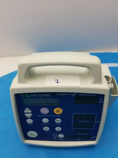 CSI Criticare Lot of - 6 CSI Criticare Comfort Cuff 506N3 Series SPo2 Patient Monitor Patient Monitor, second-hand product photo 7