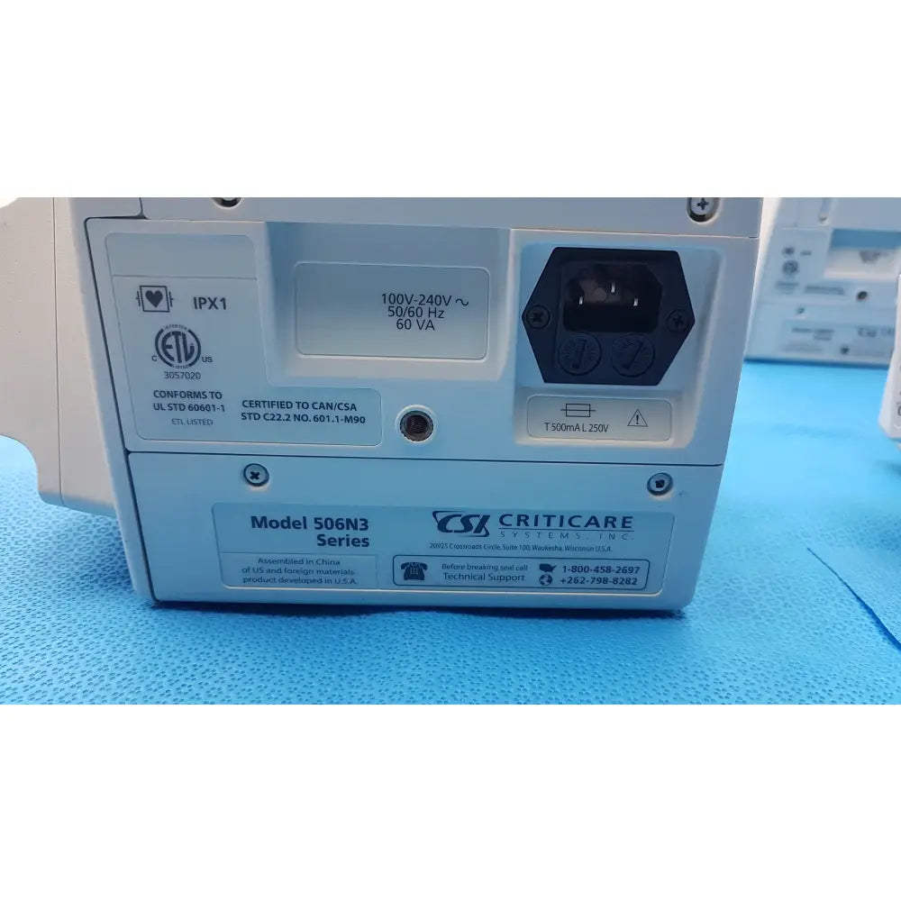 Lot of 6 CSI Criticare ComfortCuff 506NT3 Series Patient Monitors - Patient Monitor