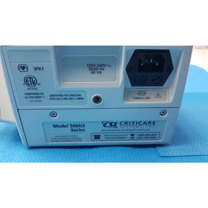 Lot of 6 CSI Criticare ComfortCuff 506NT3 Series Patient Monitors - Patient Monitor