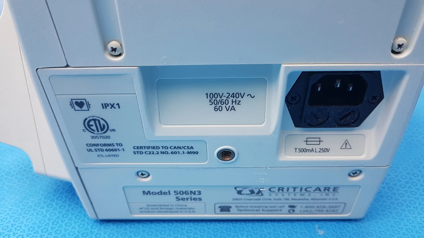 Lot of 6 CSI Criticare ComfortCuff 506NT3 Series Patient Monitors - Patient Monitor