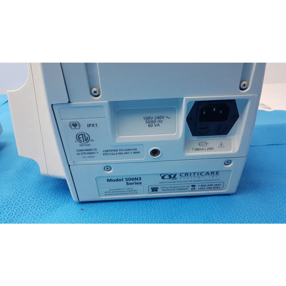 Lot of 6 CSI Criticare ComfortCuff 506NT3 Series Patient Monitors - Patient Monitor