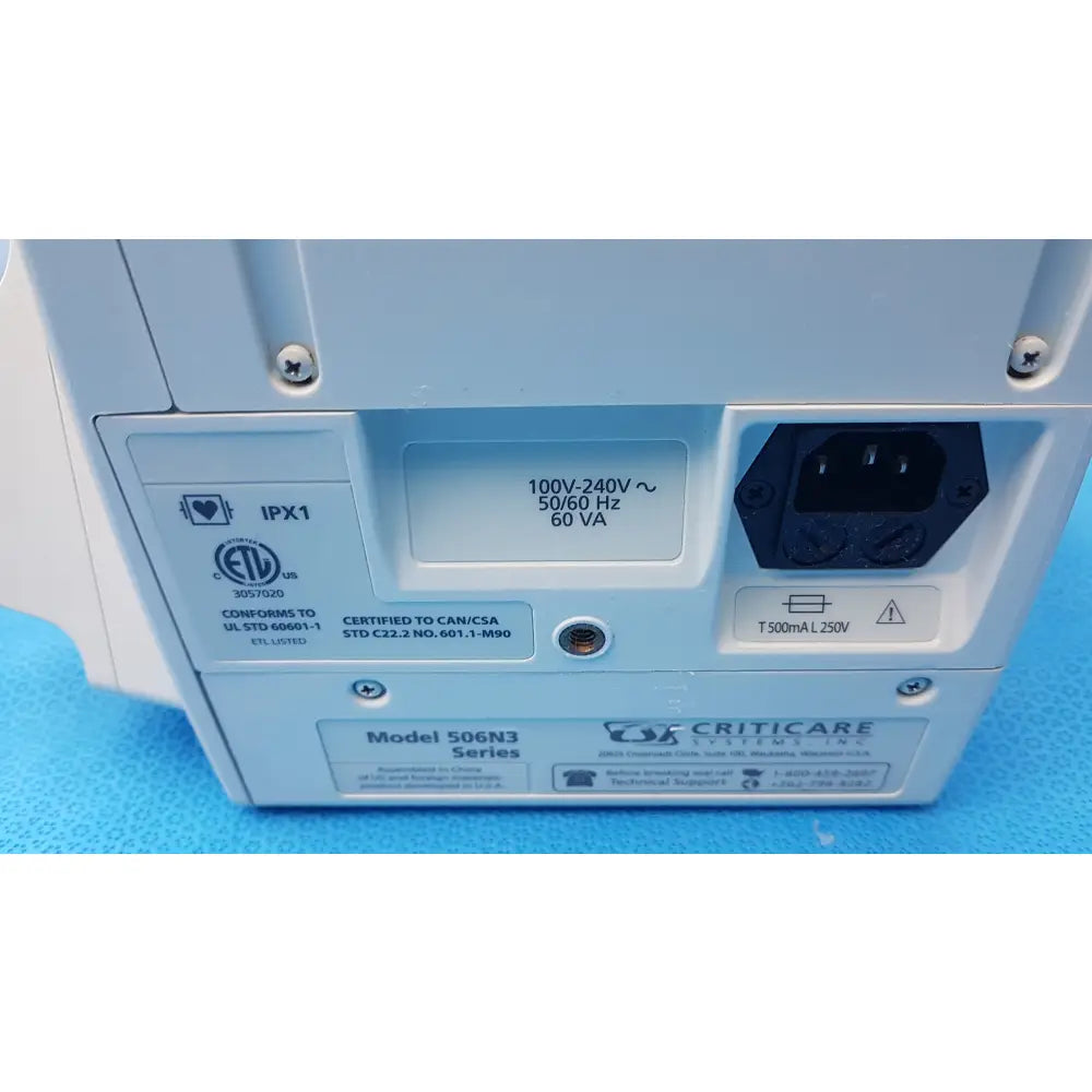 Lot of 6 CSI Criticare ComfortCuff 506NT3 Series Patient Monitors - Patient Monitor