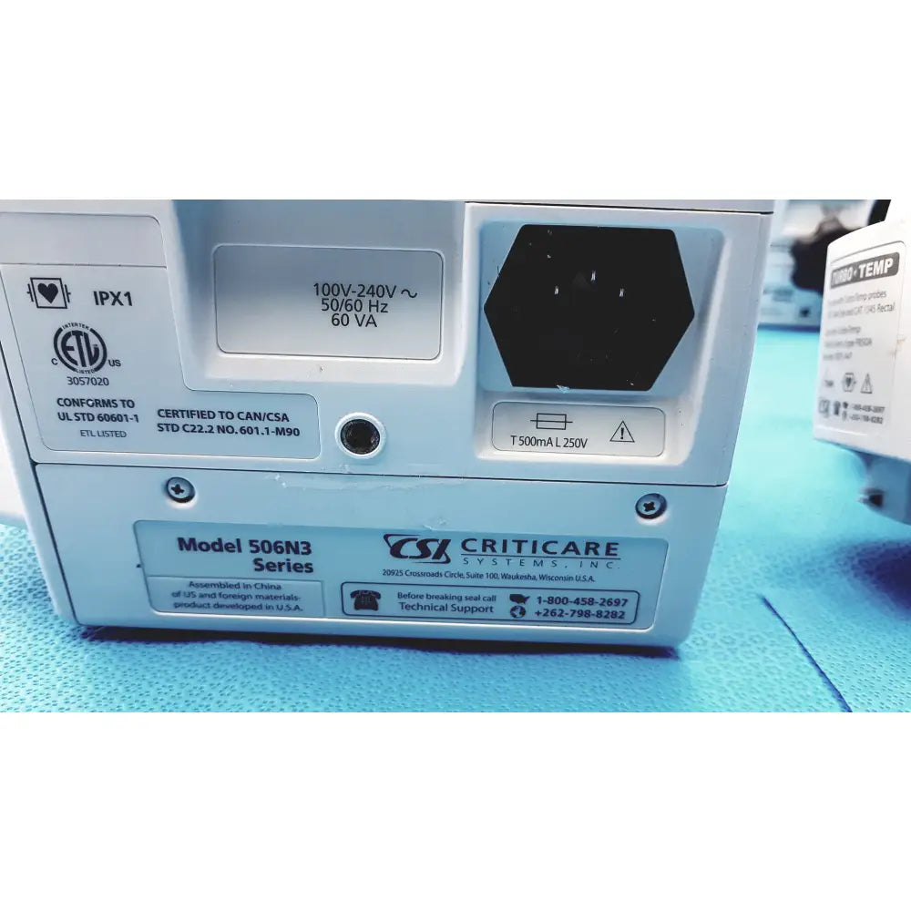 Lot of 6 CSI Criticare ComfortCuff 506NT3 Series Patient Monitors - Patient Monitor