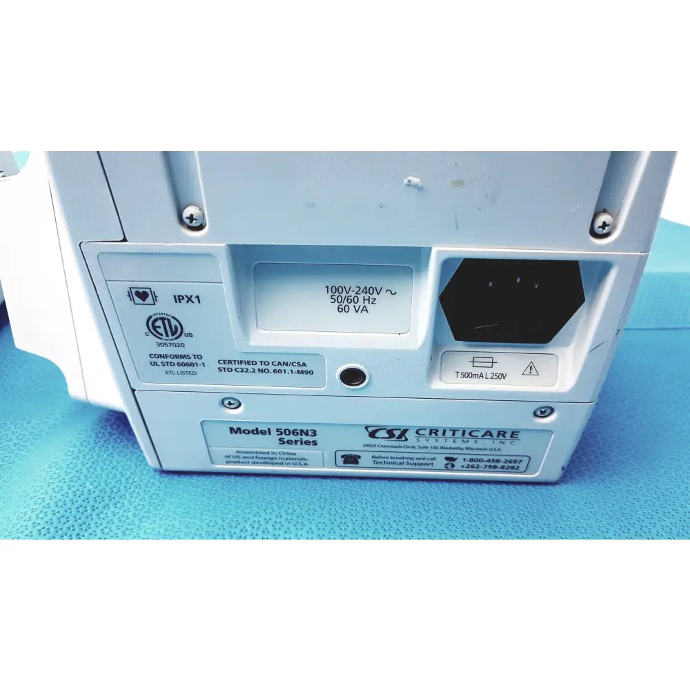 Lot of 6 CSI Criticare ComfortCuff 506NT3 Series Patient Monitors - Patient Monitor