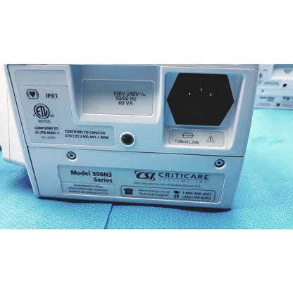 Lot of 6 CSI Criticare ComfortCuff 506NT3 Series Patient Monitors - Patient Monitor