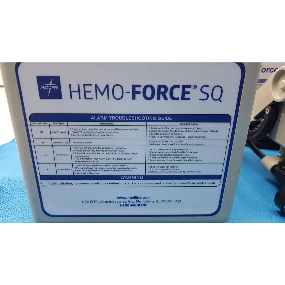 Lot of 6 Hemo Force SQ Sequential DVT Pumps Model No: MDS600SQ - DVT Compression Pump