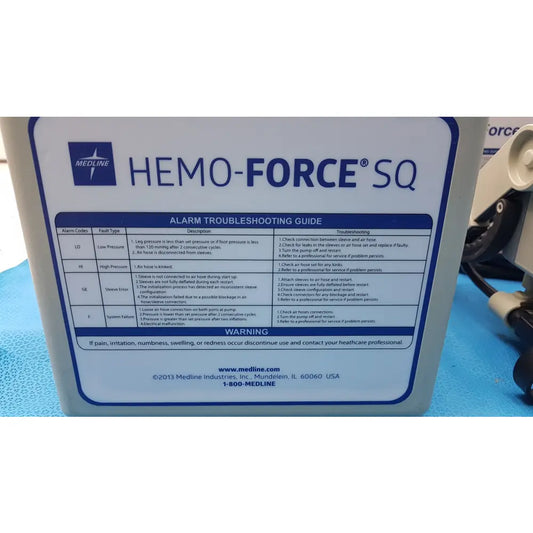 Lot of 6 Hemo Force SQ Sequential DVT Pumps Model No: MDS600SQ - DVT Compression Pump