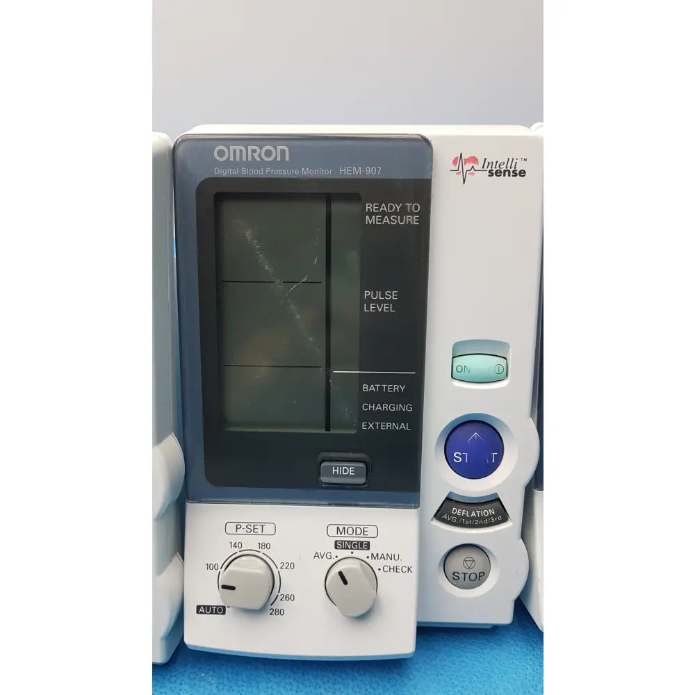 Lot of 6 Omron HEM-907 IntelliSense Digital Blood Pressure Monitor - Professional Digital Blood Pressure Monitor