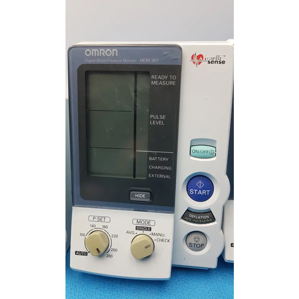 Lot of 6 Omron HEM-907 IntelliSense Digital Blood Pressure Monitor - Professional Digital Blood Pressure Monitor