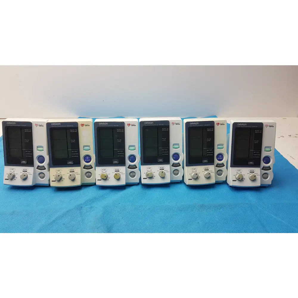 Lot of 6 Omron HEM-907 IntelliSense Professional Digital Blood Pressure Monitor - Professional Digital Blood Pressure