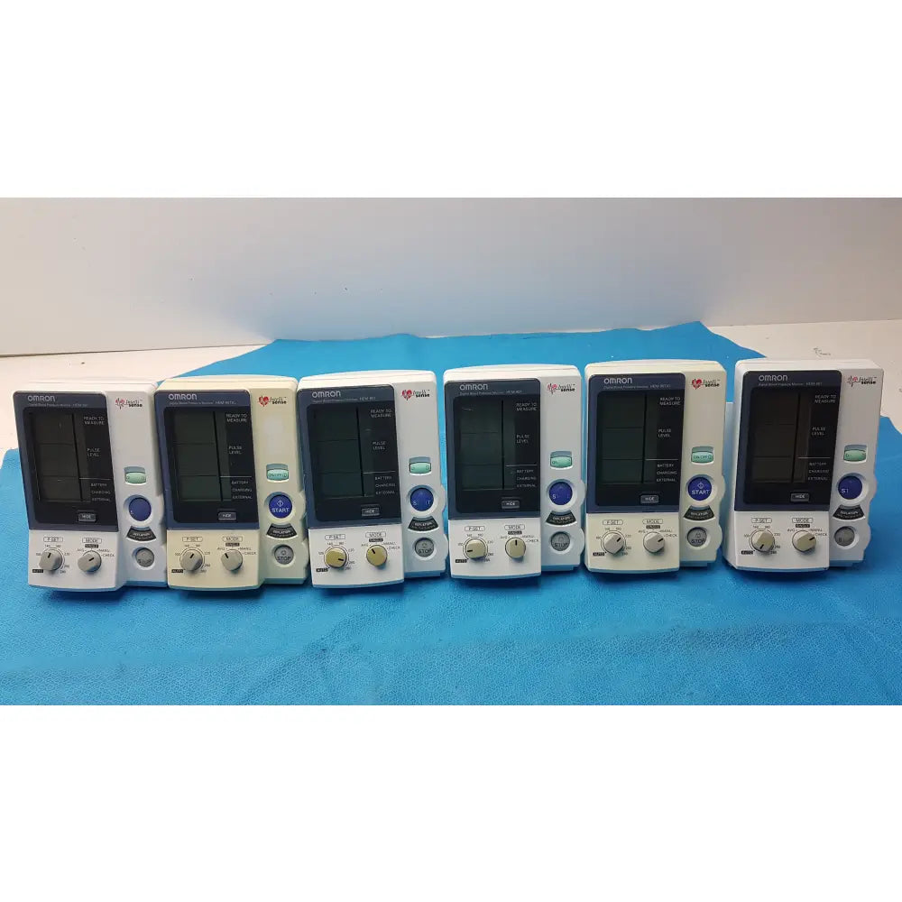 Lot of 6 Omron HEM-907 IntelliSense Professional Digital Blood Pressure Monitor - Professional Digital Blood Pressure