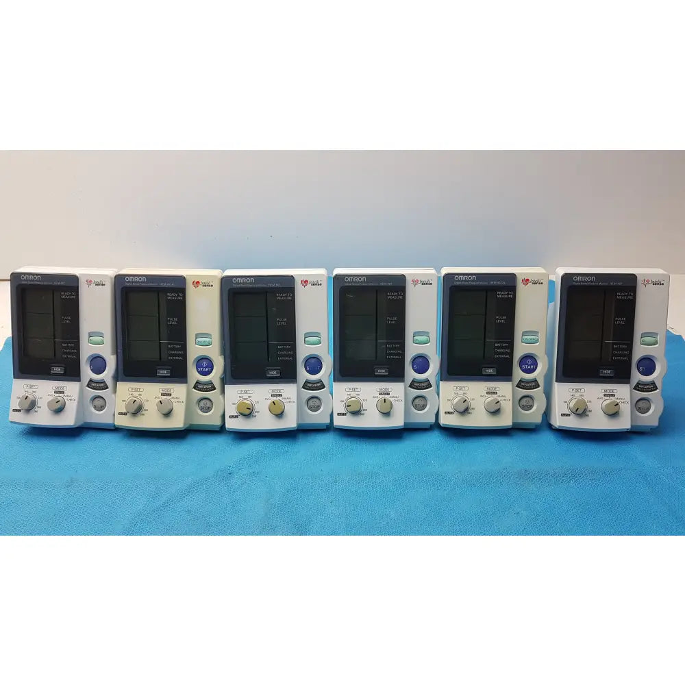 Lot of 6 Omron HEM-907 IntelliSense Professional Digital Blood Pressure Monitor - Professional Digital Blood Pressure