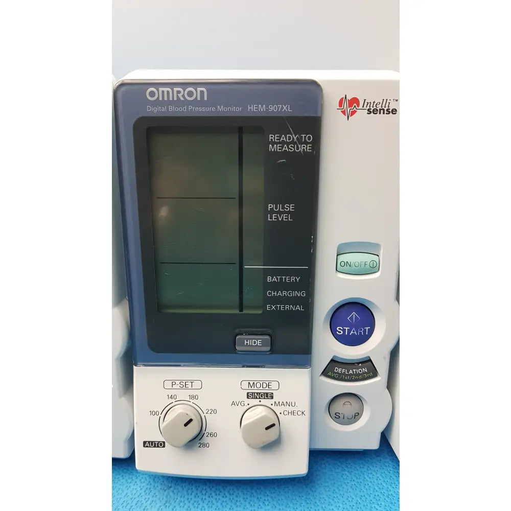 Lot of 6 Omron HEM-907XL Digital Blood Pressure Monitor - Professional Digital Blood Pressure Monitor