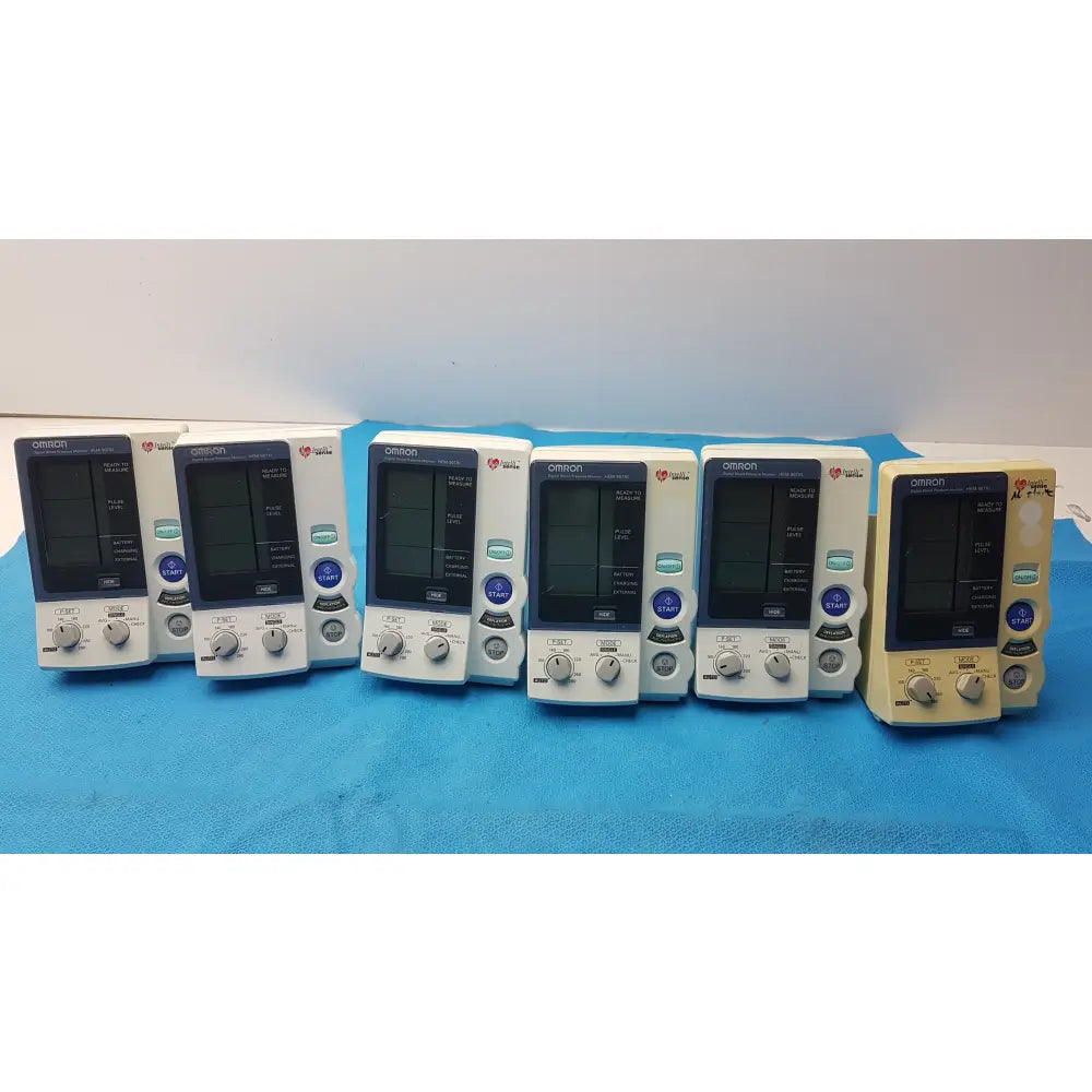 Lot of 6 Omron HEM-907XL Digital Blood Pressure Monitor - Professional Digital Blood Pressure Monitor