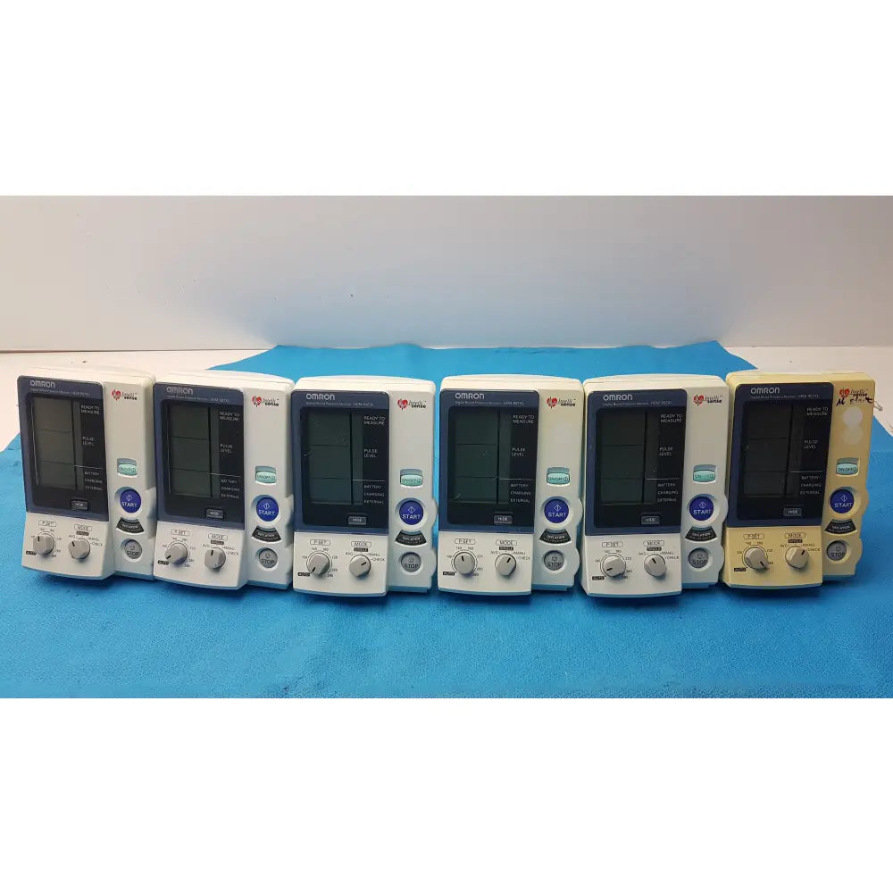 Lot of 6 Omron HEM-907XL Digital Blood Pressure Monitor - Professional Digital Blood Pressure Monitor