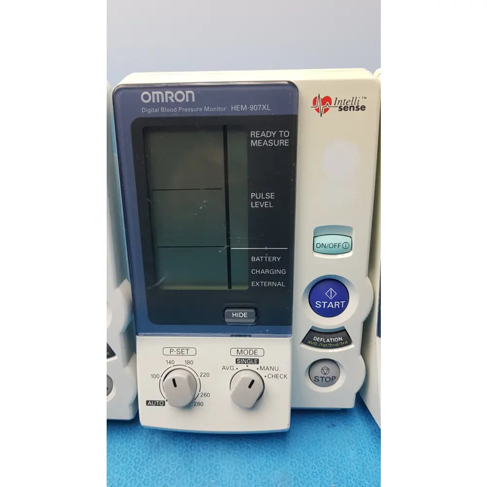Lot of 6 Omron HEM-907XL Digital Blood Pressure Monitor - Professional Digital Blood Pressure Monitor