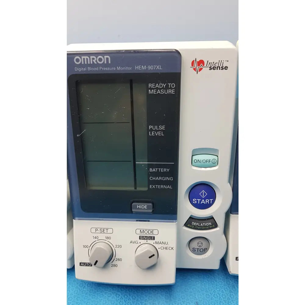 Lot of 6 Omron HEM-907XL Digital Blood Pressure Monitor - Professional Digital Blood Pressure Monitor