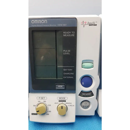 Lot of 6 Omron HEM-907XL Digital Blood Pressure Monitor - Professional Digital Blood Pressure Monitor