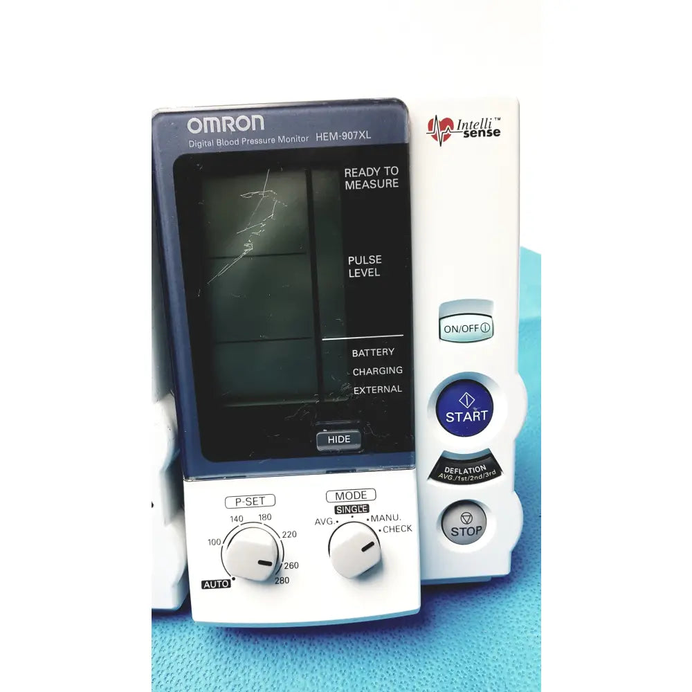 Lot of 6 Omron HEM-907XL IntelliSense Professional Digital Blood Pressure Monitor - Professional Digital Blood Pressure