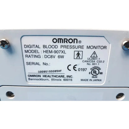 Lot of 6 Omron HEM-907XL IntelliSense Professional Digital Blood Pressure Monitor - Professional Digital Blood Pressure